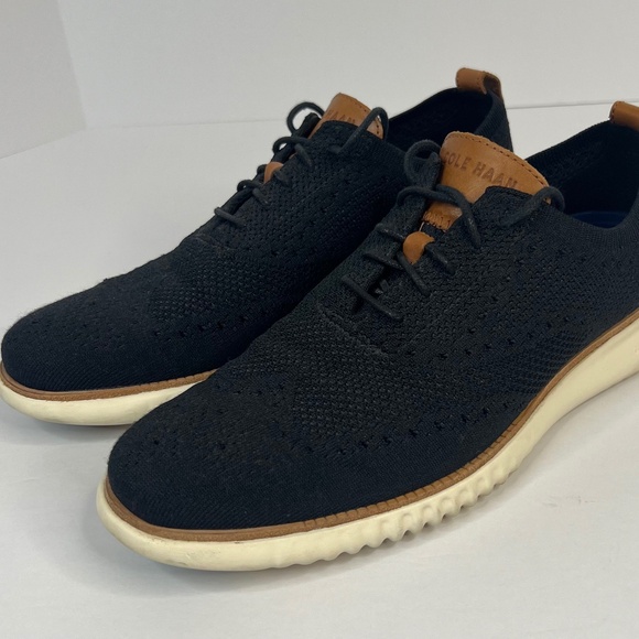 Cole Haan 2.ZERØGRAND Stitchlite Wingtip Oxford Black C27568 Mens Size 10M US - Picture 3 of 10